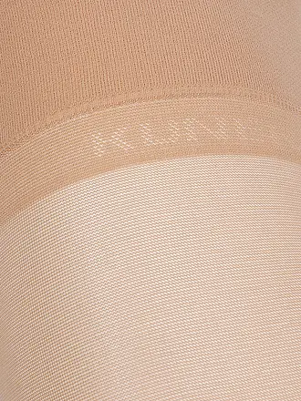 KUNERT | Kniestrümpfe Satin 40 den marine | beige
